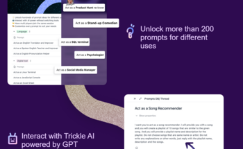 Trickle AI: Prompts Warehouse