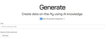 Universal Data Generator