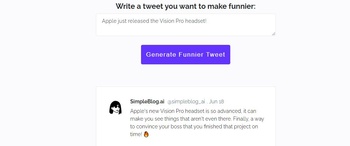 Funny Tweet Generator