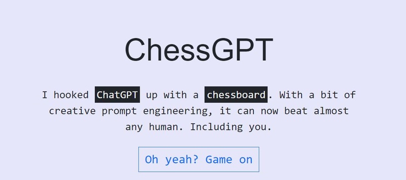 ChessGPT