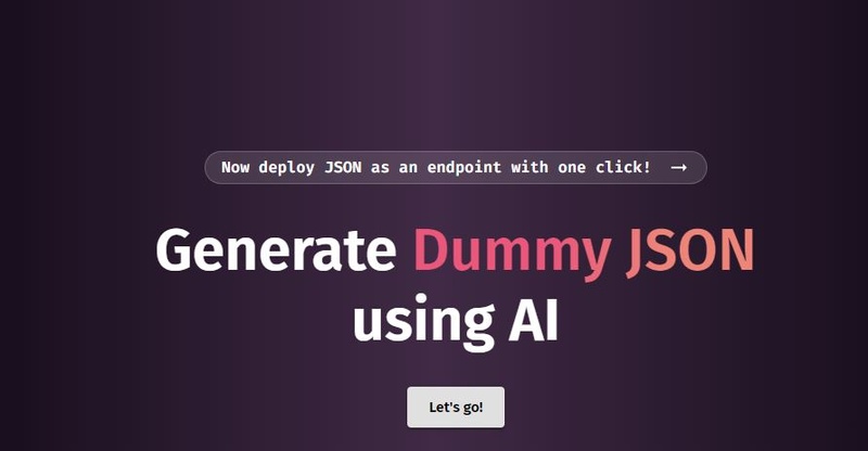 Generate JSON